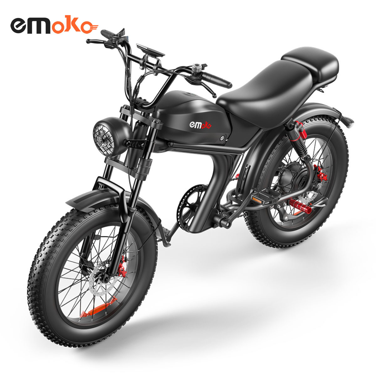 Wholesale Emoko C93 48V 1000w fat tire bike 20 inch off-road 1500w powerful Speed 55 km motor motorcycle adult dirt bicycle