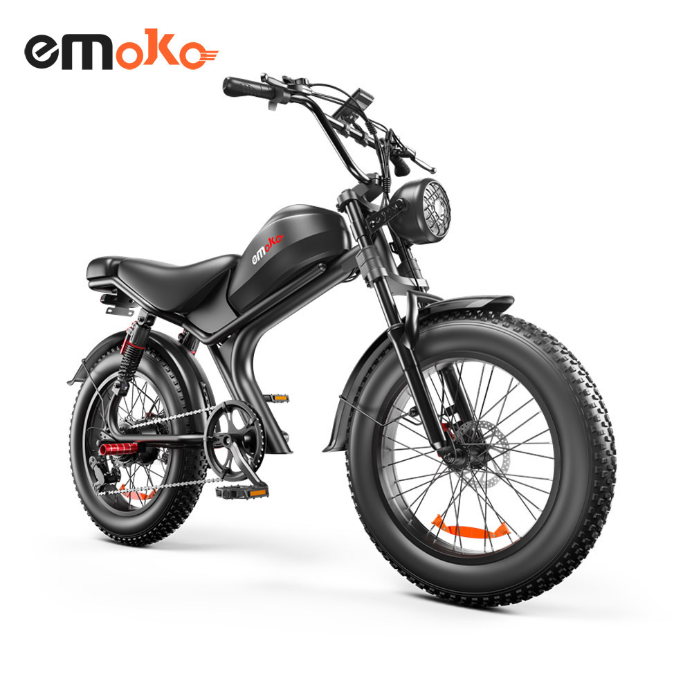 Wholesale Emoko C93 48V 1000w fat tire bike 20 inch off-road 1500w powerful Speed 55 km motor motorcycle adult dirt bicycle