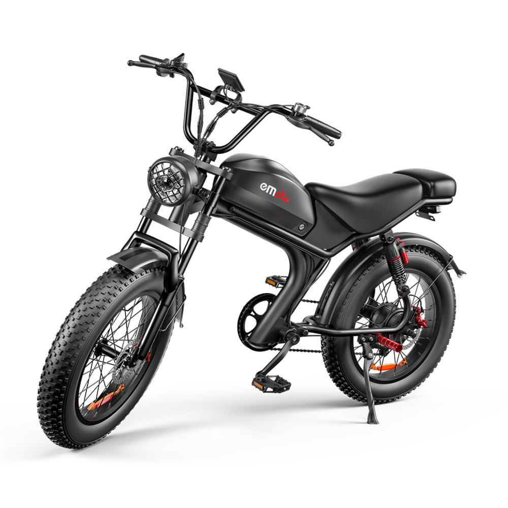 Emoko C93 EU USA Dropshipping 48V Electric bike 20 inch off road fat tire big battery Speed 50km 1000w motor adult bicycle