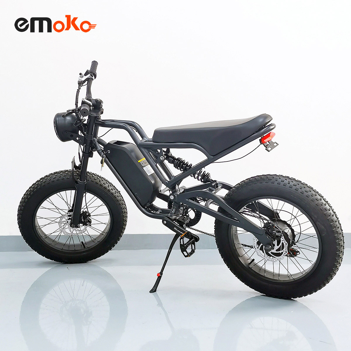 Emoko electric 20 inch off road fat tyre 48V max speed 50km 1000w motor adult bicycle electric motorcycle