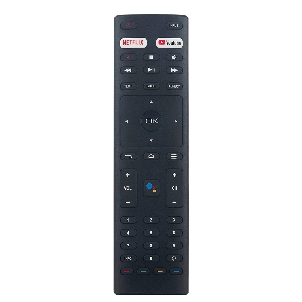 RM-C3329 Replaced Remote fit for KONKA 4K UHD Android Smart TV 32H31A 40H33A 43U55A 50Q75A 50U55A 55Q75A