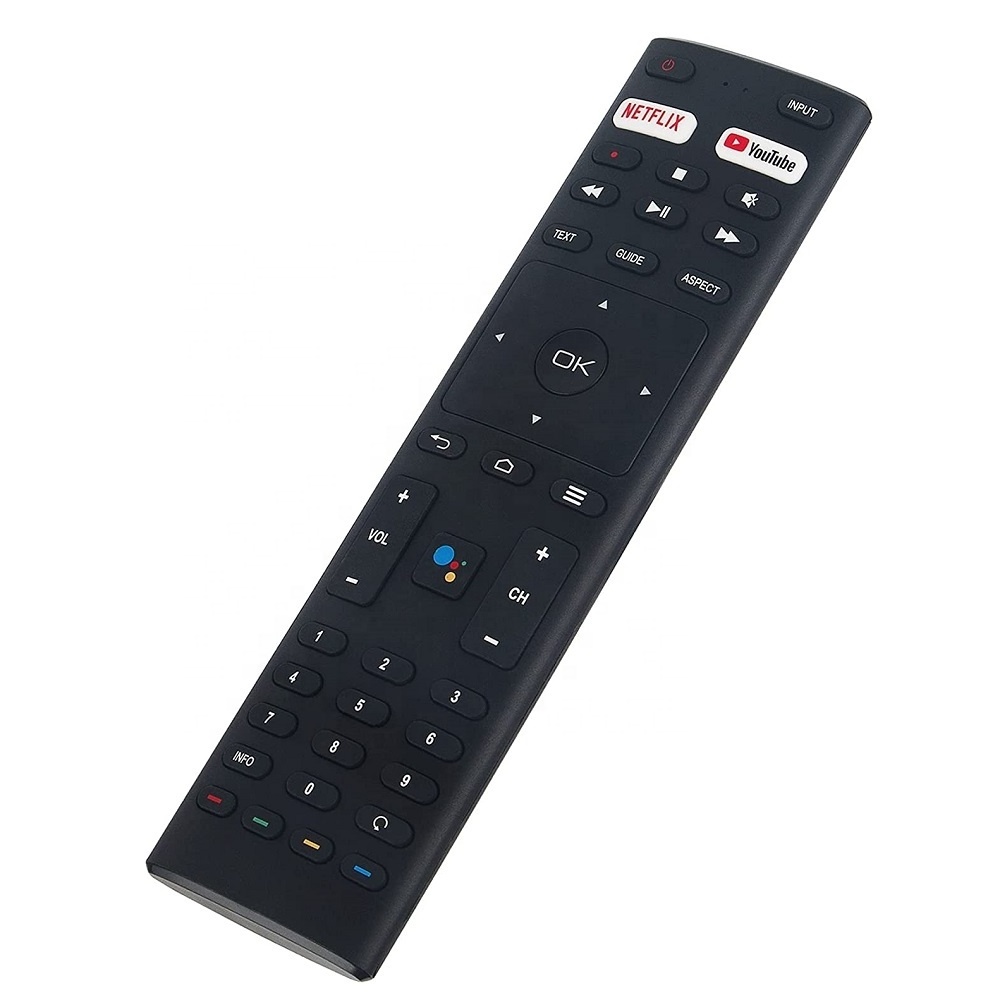 RM-C3329 Replaced Remote fit for KONKA 4K UHD Android Smart TV 32H31A 40H33A 43U55A 50Q75A 50U55A 55Q75A