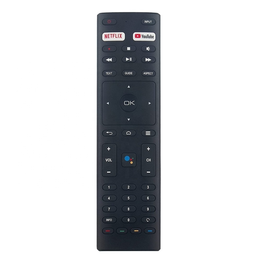 RM-C3329 Replaced Remote fit for KONKA 4K UHD Android Smart TV 32H31A 40H33A 43U55A 50Q75A 50U55A 55Q75A