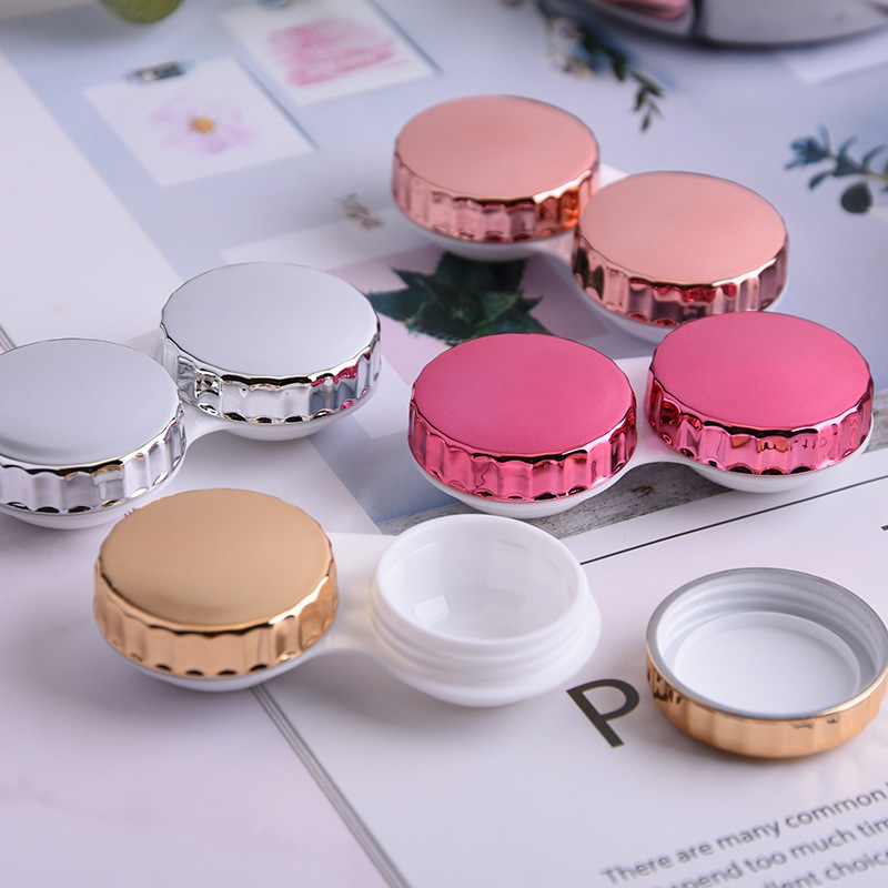 Wholesale 2021 Marble Contact Lens Case with tools easy to carried