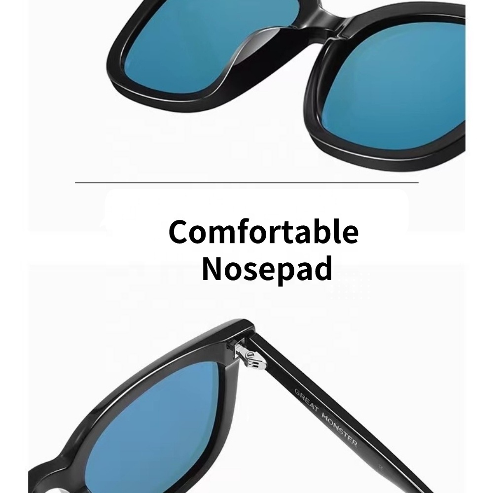 2023 Latest Sunglasses  Fashion High Quality G-and M design gem logo polarized