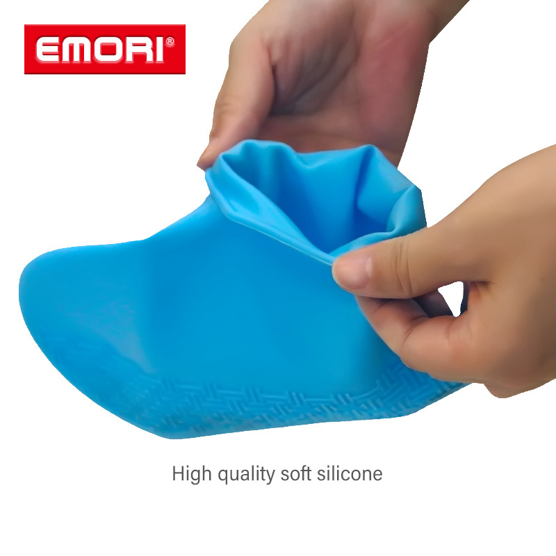 Silicone Protective Clear Rain Boot Anti Slip Reusable SIlicone Waterproof Shoe Covers