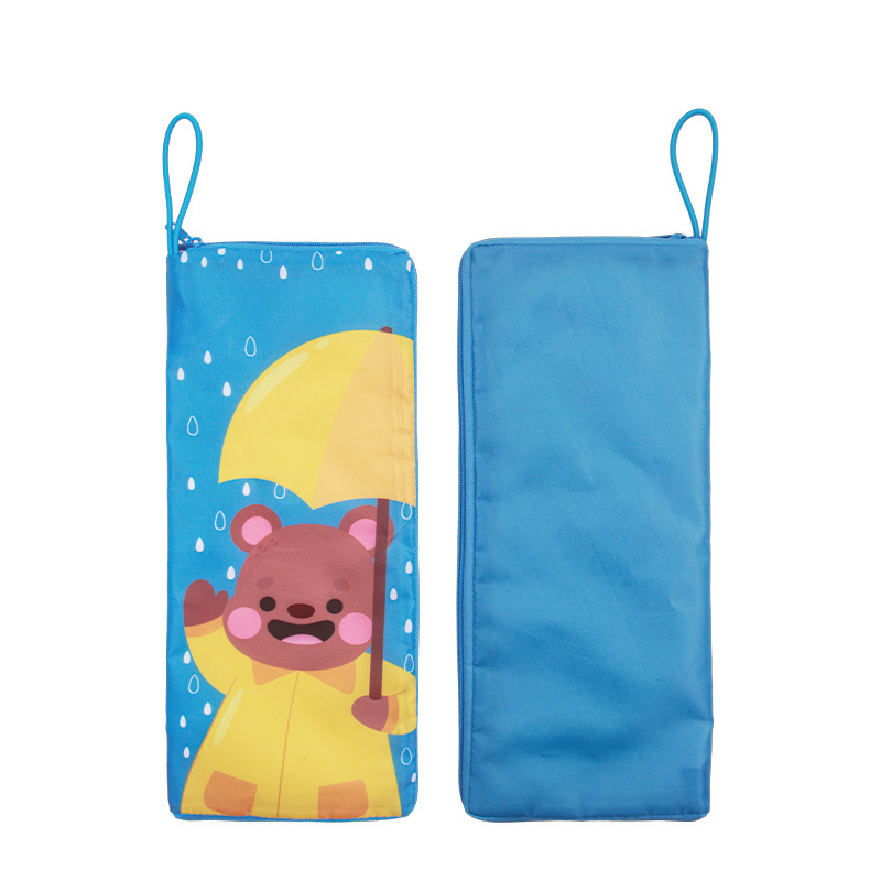 Custom Logo Printed Polyester Water Resistance Wet Umbrella Bags