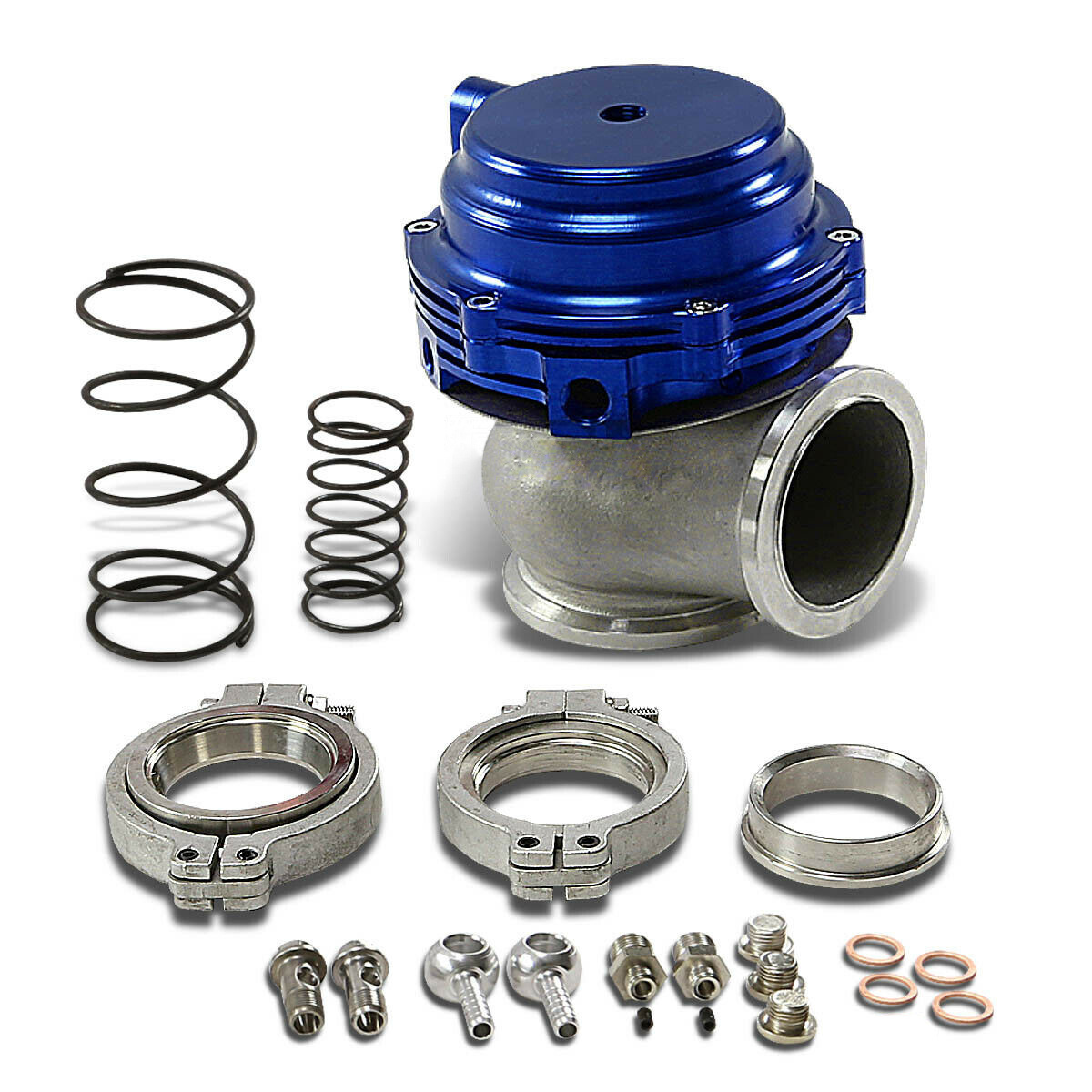 Water Cooler Wastegate 44mm V-Band External Turbo MVR44 V44 Wastegate Performance With 17psi 14psi 7psi Springs