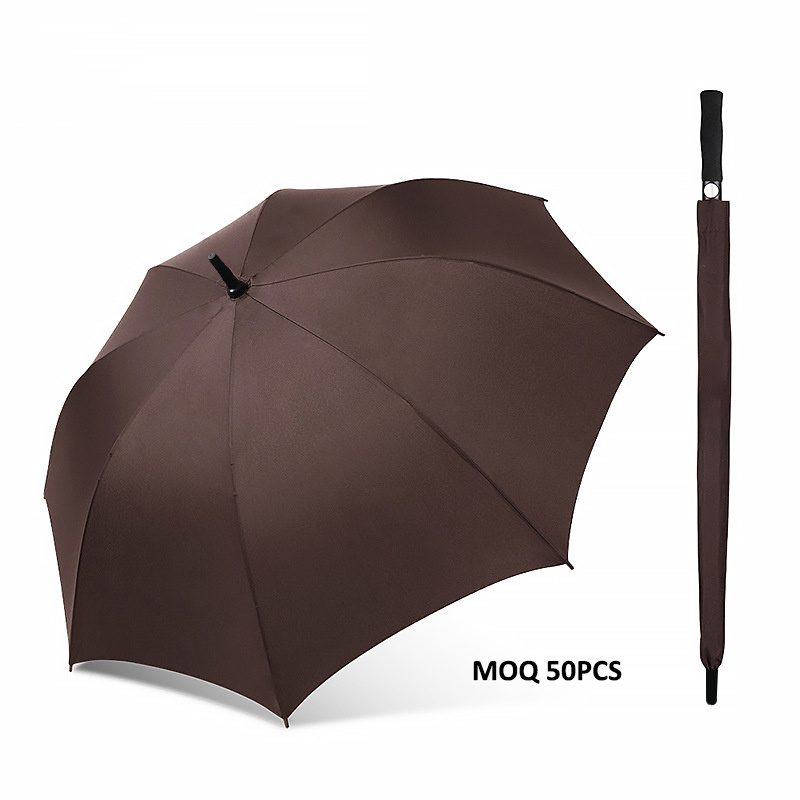 Brief Sun Rain Parasols Carbon Fibre Golf Umbrella for Men and Women