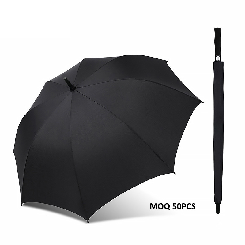 Brief Sun Rain Parasols Carbon Fibre Golf Umbrella for Men and Women