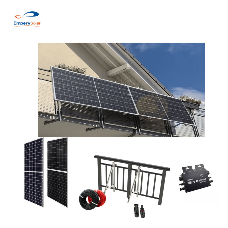 pv Balcony solar system 400 w balkonkraftwerk halterung 800w