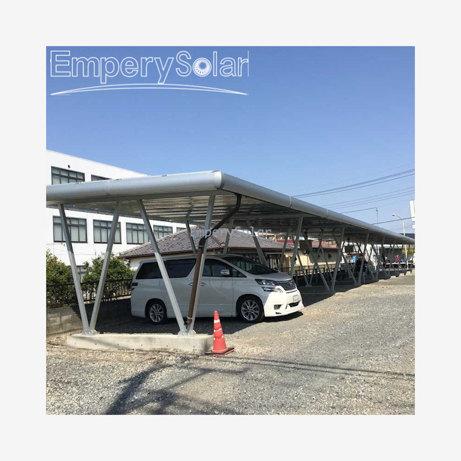 aluminium structure solar roof system carport pergola parking racking structure solar aluminum carport