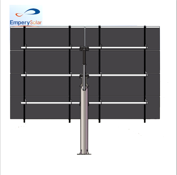 Concrete Foundation Sun Tracking Panel Bracket System Stand 12v 15w 15 Years Solar Mounting for Solar 1.4KN/M2 AS/NZS 1170