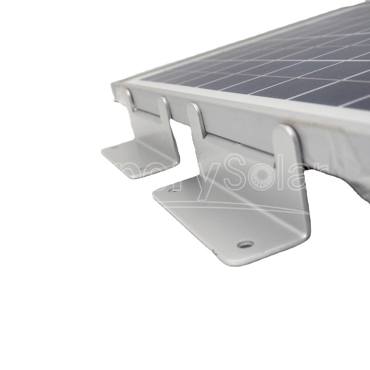 solar panel aluminum z shape bracket solar panel z bracket mount black