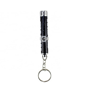 Hot selling promotional wholesale Laser pointer keychain with a LED,packed in a nice tin box