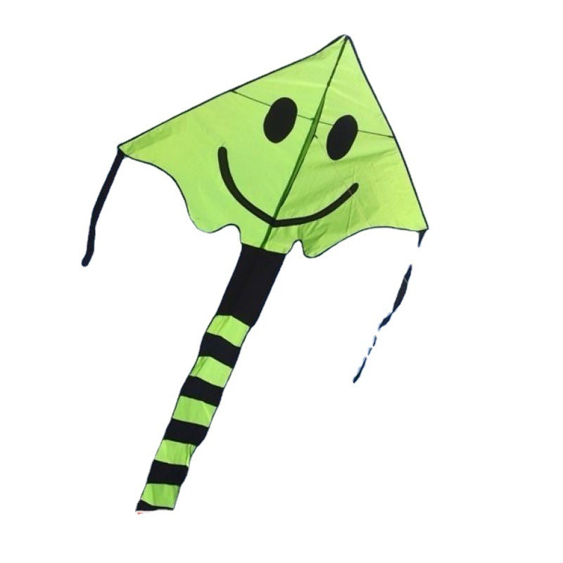 New Couples smiling face kite for Children Kids with Handle Line Outdoor Sports Flying Kites  115cm giveaway children's toy