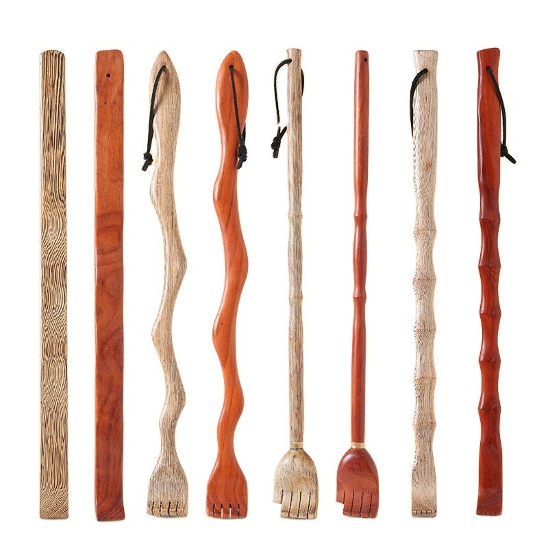 New Arrival Body Relaxation Massager for Itching Relief Traditional Bamboo Wood Back Scratcher