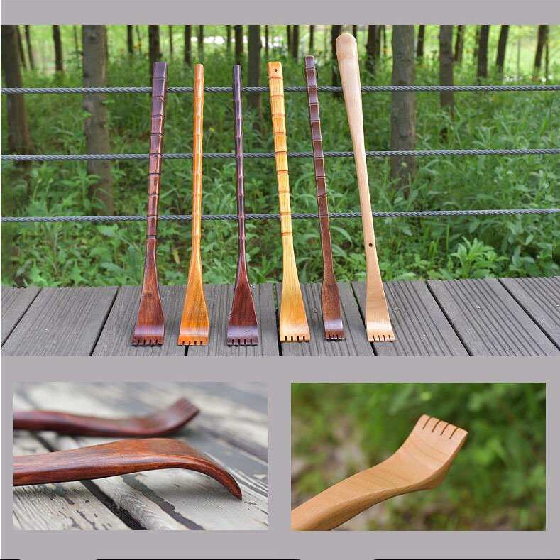 New Arrival Body Relaxation Massager for Itching Relief Traditional Bamboo Wood Back Scratcher