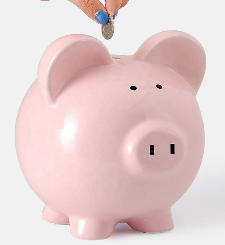 Promotion Cute  digital Pig for Coin Savings animal pig shape novelty piggy banks Kids Piggy Bank piggy bank for kids