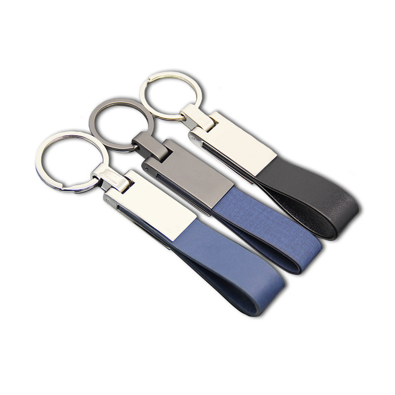 Wholesale Personalized brass key chain custom Soft Enamel  Gift Nickel Plated egyptian  Pu Leather Keychain