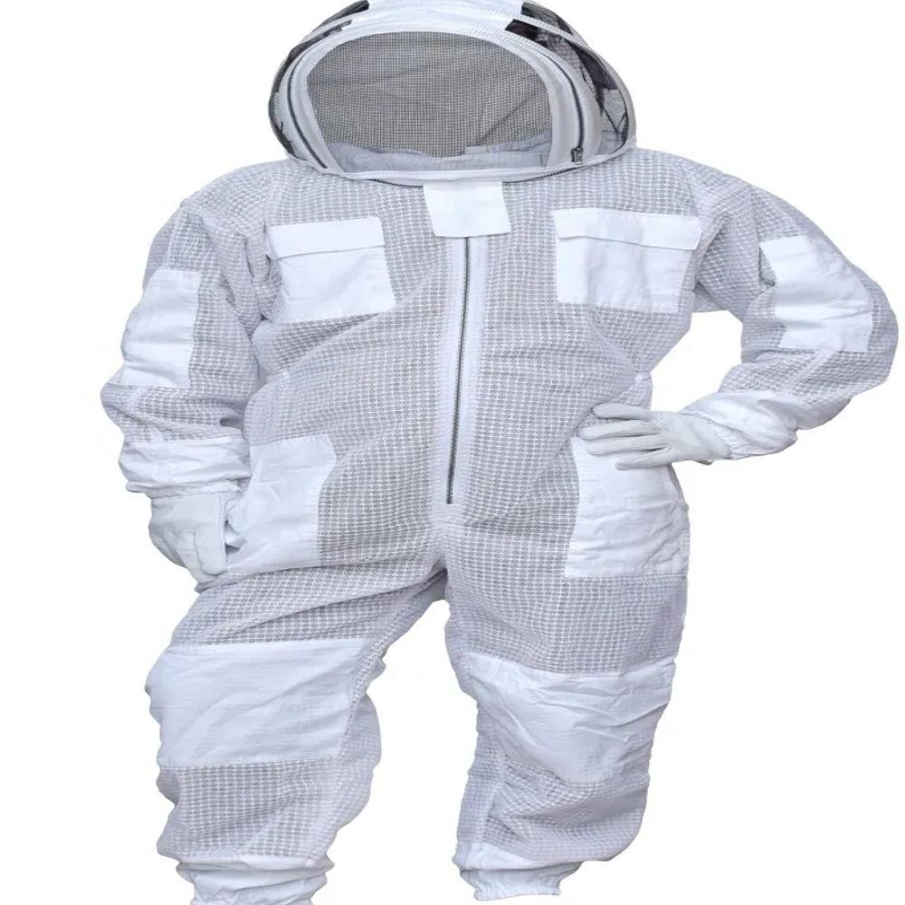 White Color Cotton Beekeeper  Suits Bee suit