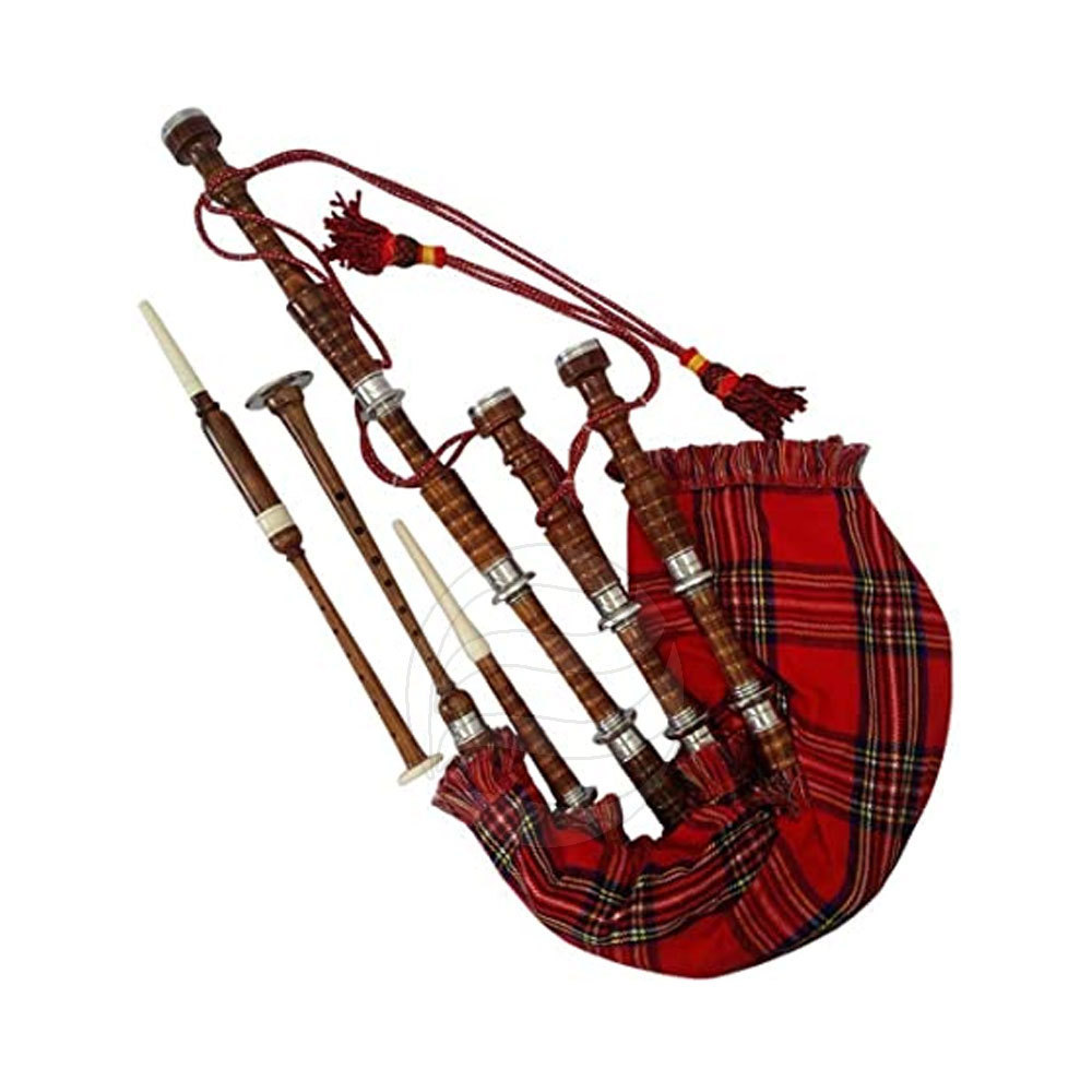 Wholesale Price Rosewood Learning Bagpipe Beginner Hand Made Wooden Bagpipe For Sale