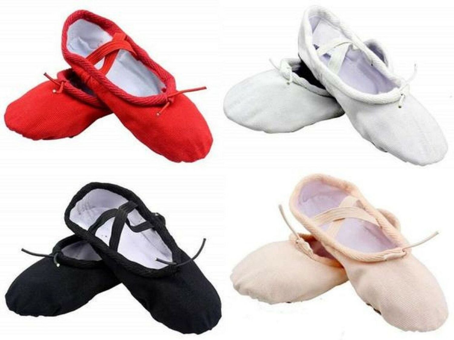 Soft Leather Ballet Dancing Shoes