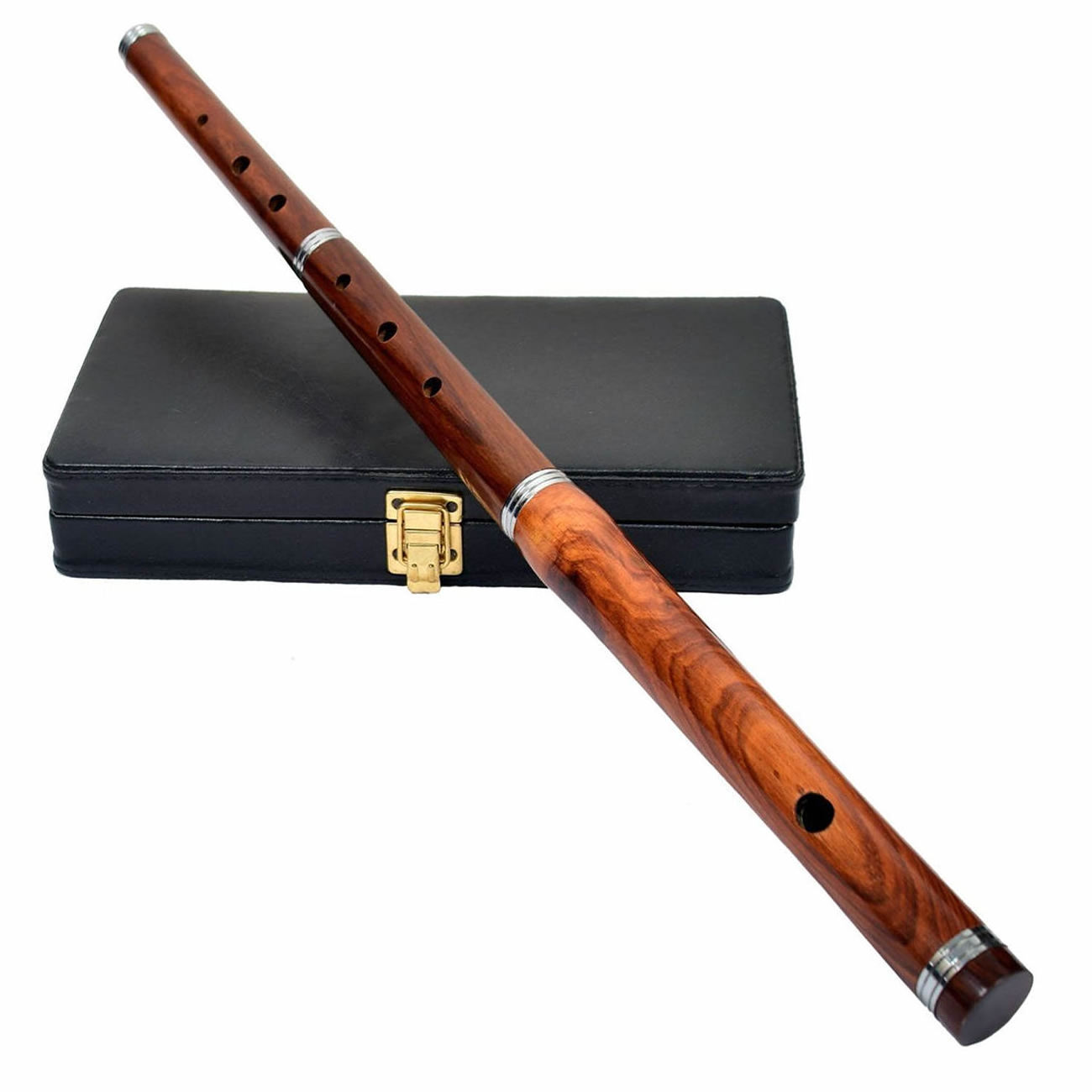 IRISH PROFESSIONAL D-FLUTE WITH 6 KEYS / SHEESHAM WOOD FLUTE WITH 6 KEYS