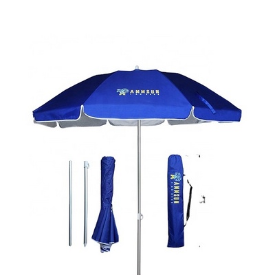 High Quality color  protection adjustable sunshade Custom Promotion List Print Beach Outdoor Big Umbrella beach umbrella