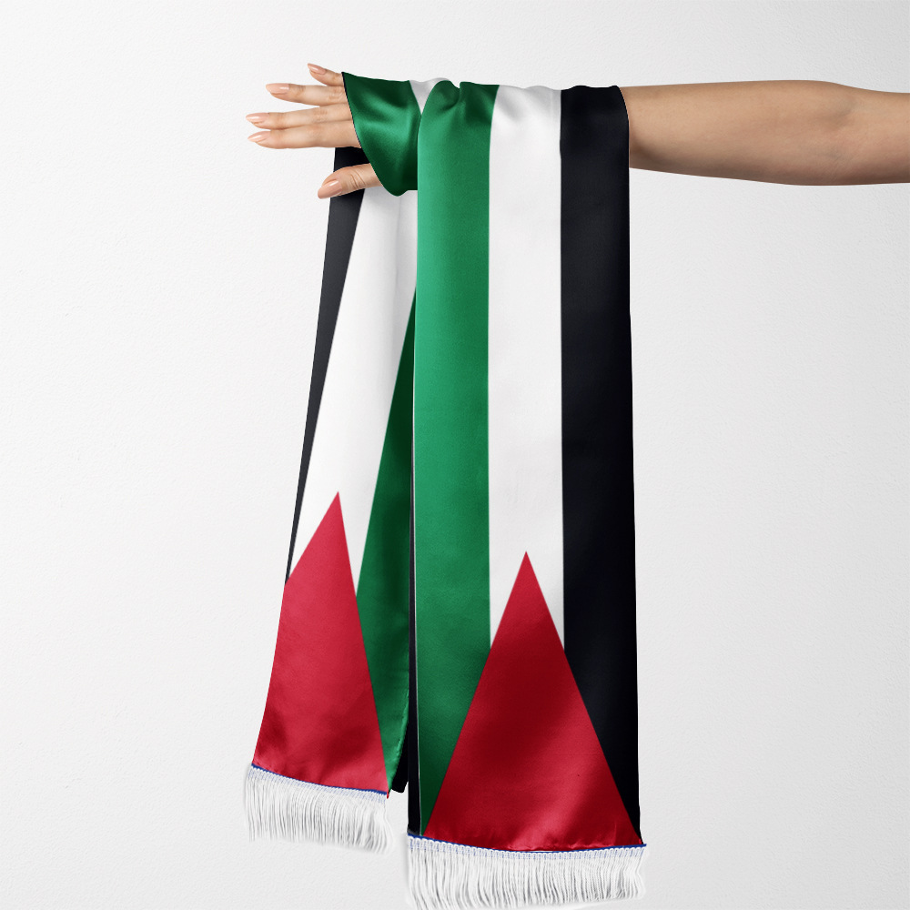 Wholesale cheap Palestine Flag good quality national flags Countries Banners Customized  Logo Printing Flags