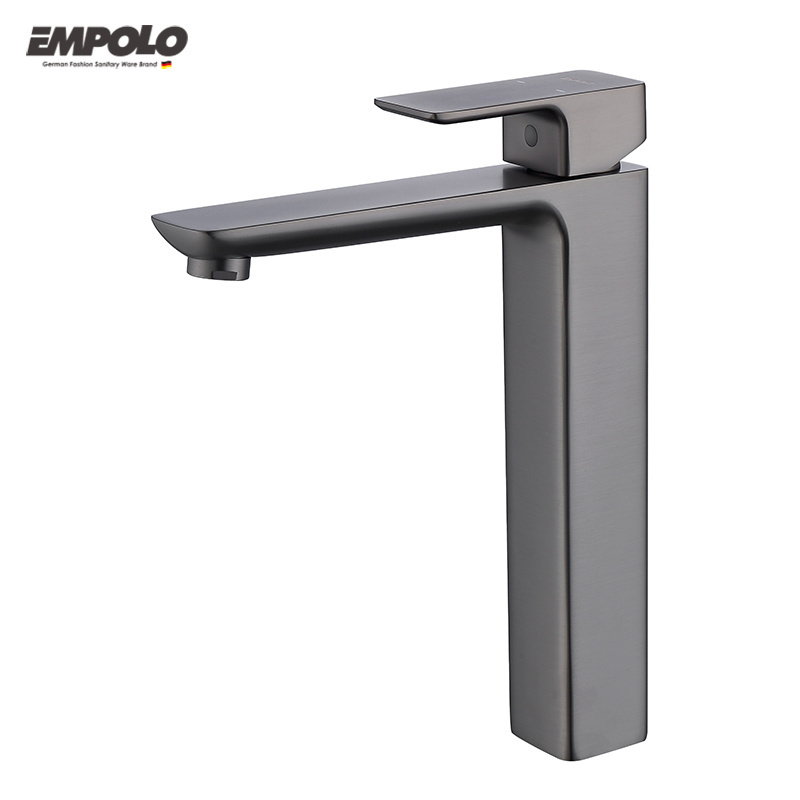 Wholesale cUPC Fashion Design Tree Shape Tall Faucets Taps Bathroom Basin Water Mixer Cold Tall Faucet