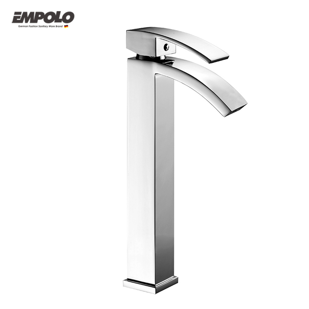 High Quality Brass Luxury Faucet Anti Splash Hot Cold Water Fall Tap Bathroom Waterfall Basin Water Fall Faucet