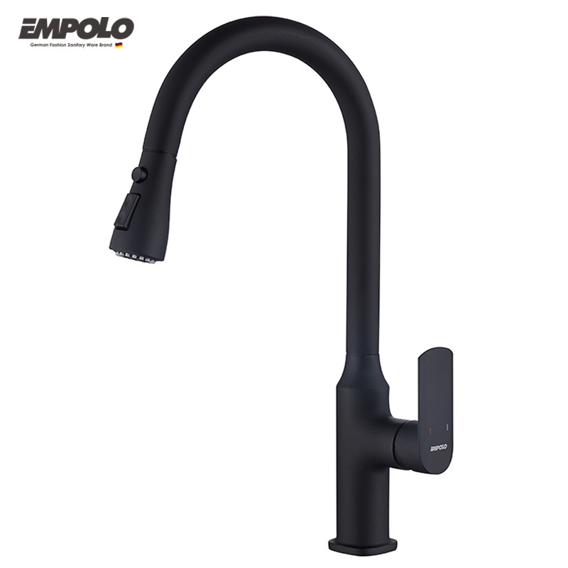 Manufacturer faucet kaiping high end faucet design tap 360 degree pull down restaurant kitchen sink basin mixer faucet