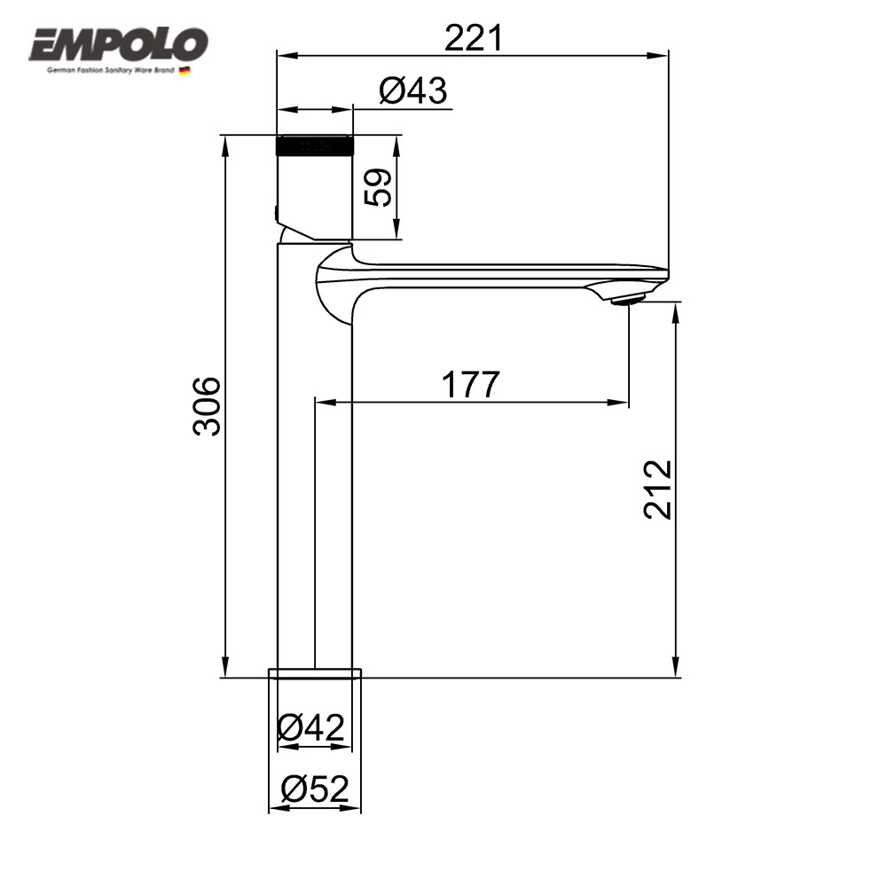 Support sample chrome faucet bathroom shower faucet copper faucet tap water