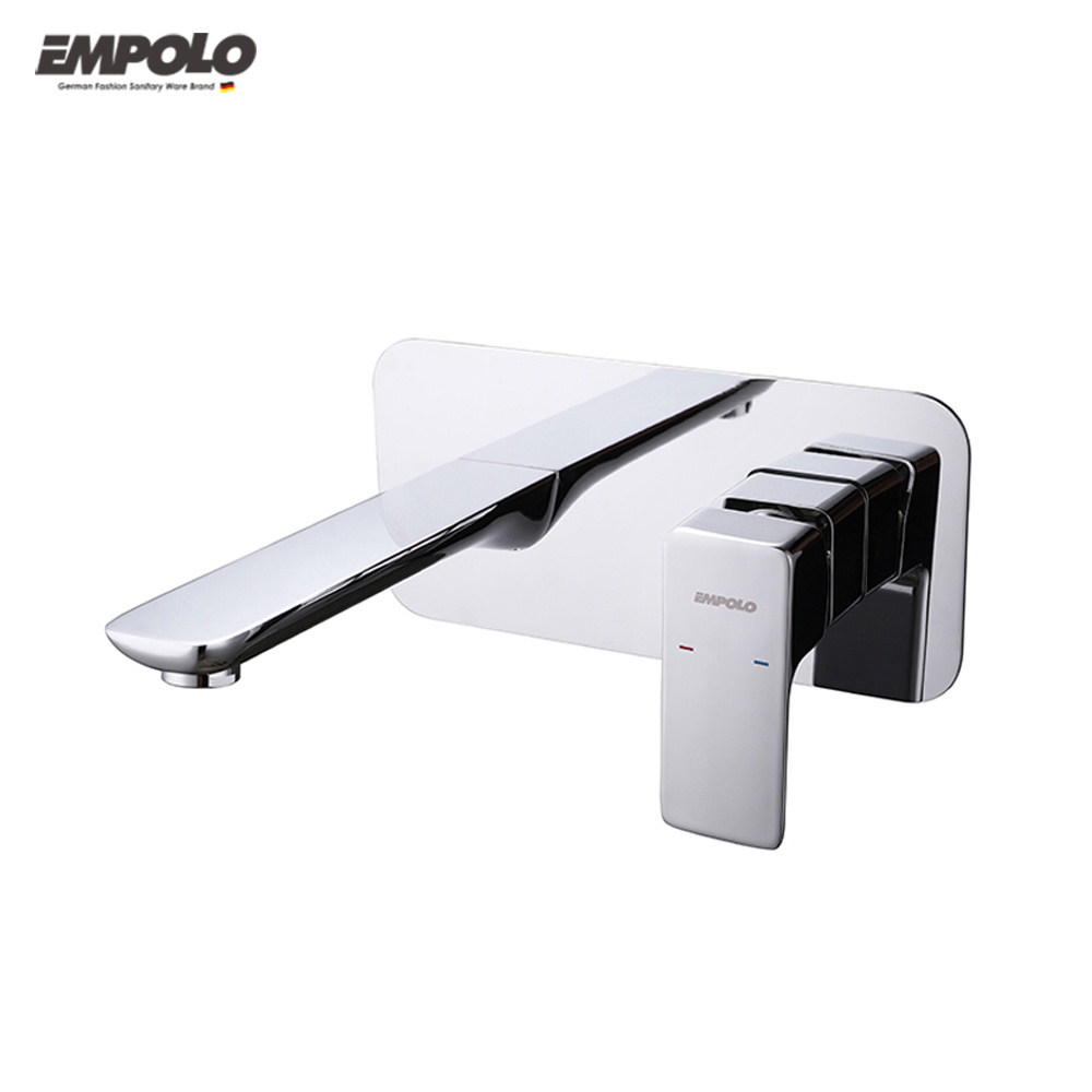 New products bathroom wall mount faucet chrome basin shower faucet copper faucet