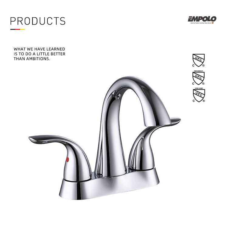 Empolo antique bath tap 3 Hole Faucet Best Wholesale Products Metal Tall Style Water Fall Bathroom Washbasin Mixer Tap