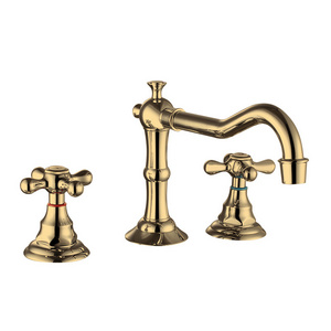 Vintage Faucet Antique Brass Kitchen Faucet Basin Tap Bathroom Water Silver Mixer Faucet