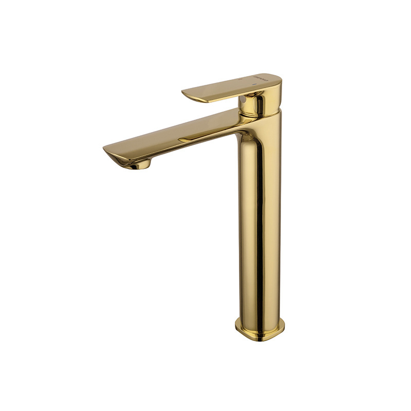 Empolo Single Hole Vanity Cabinet Basin Faucet Golden Single Handle Brass Taps Deck Mounted Sedal Ceramic Cartridge Modern