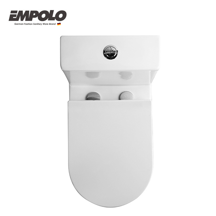 Empolo Luxury Ground WC Fur Bauschtel Toilet Bowl Sanitary Ware One Piece Toilet Sets Hotel Bathroom Use Ceramic Toilets