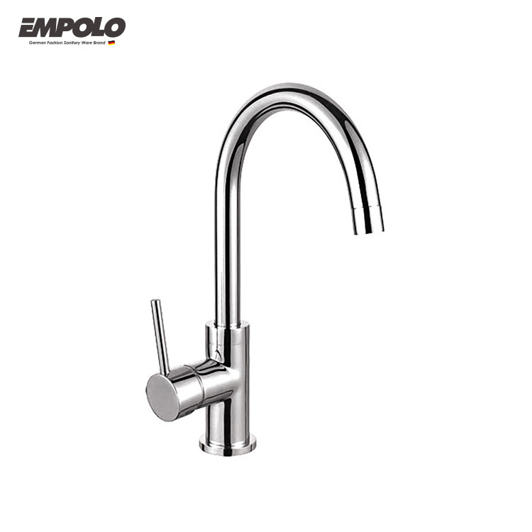 Empolo Upc gun metal Aquasource Rectangular Kitchen Sink Faucet With Faucet Single Hole Cover Griferia Para Lavamanos