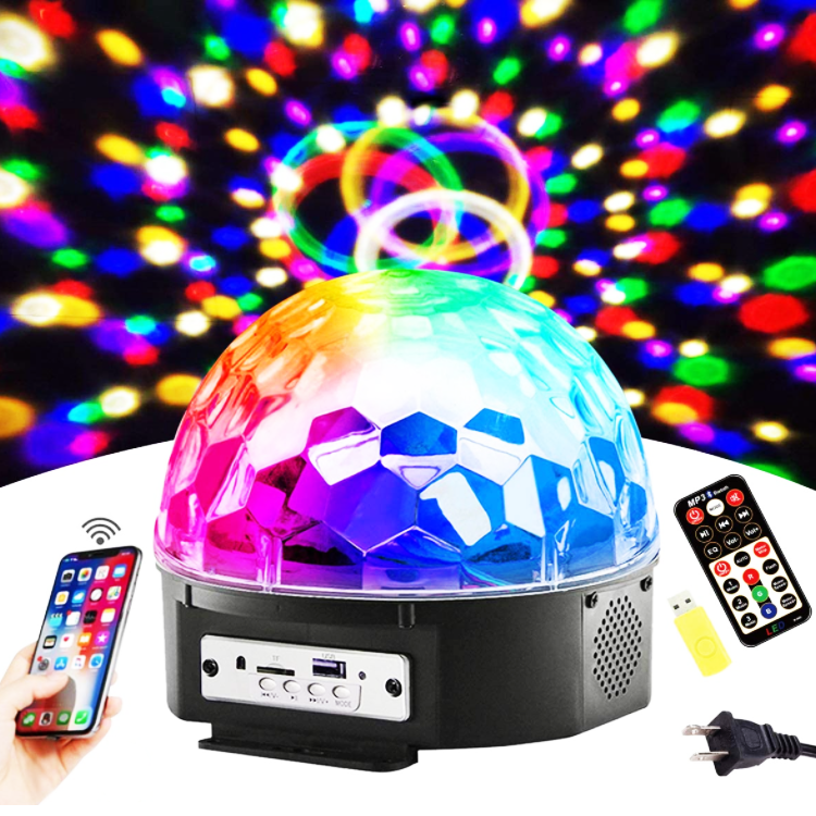 Wholesale Manufacture MP3 Party Club KTV led crystal magical ball disco light