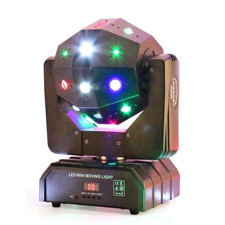 Professional 16X3W  Laser DJ Disco Ball Lights LED Beam Laser Strobe 3 in 1 Moving Head Football Light