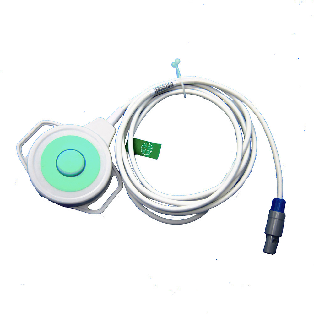 Compatible with Edan F2,F3,F6, Reusable Medical Fetal Device Toco Transducer Probe, for Monitor System