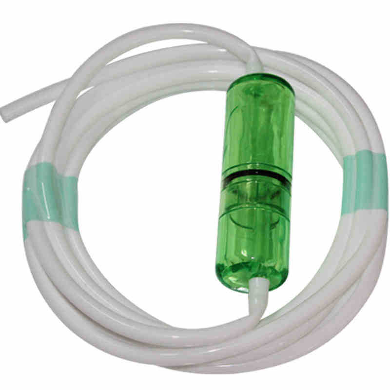 Silicone High-Flow Oxygen Nasal Cannula Oxygen Tube with Water Collector Standard Connector Straw Lightweight Tubing