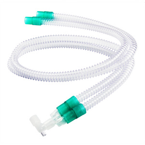 Disposable Clear Medical Breathing Circuit High Temperature Sterilization Gel Threaded Pipe Corrugated Tube