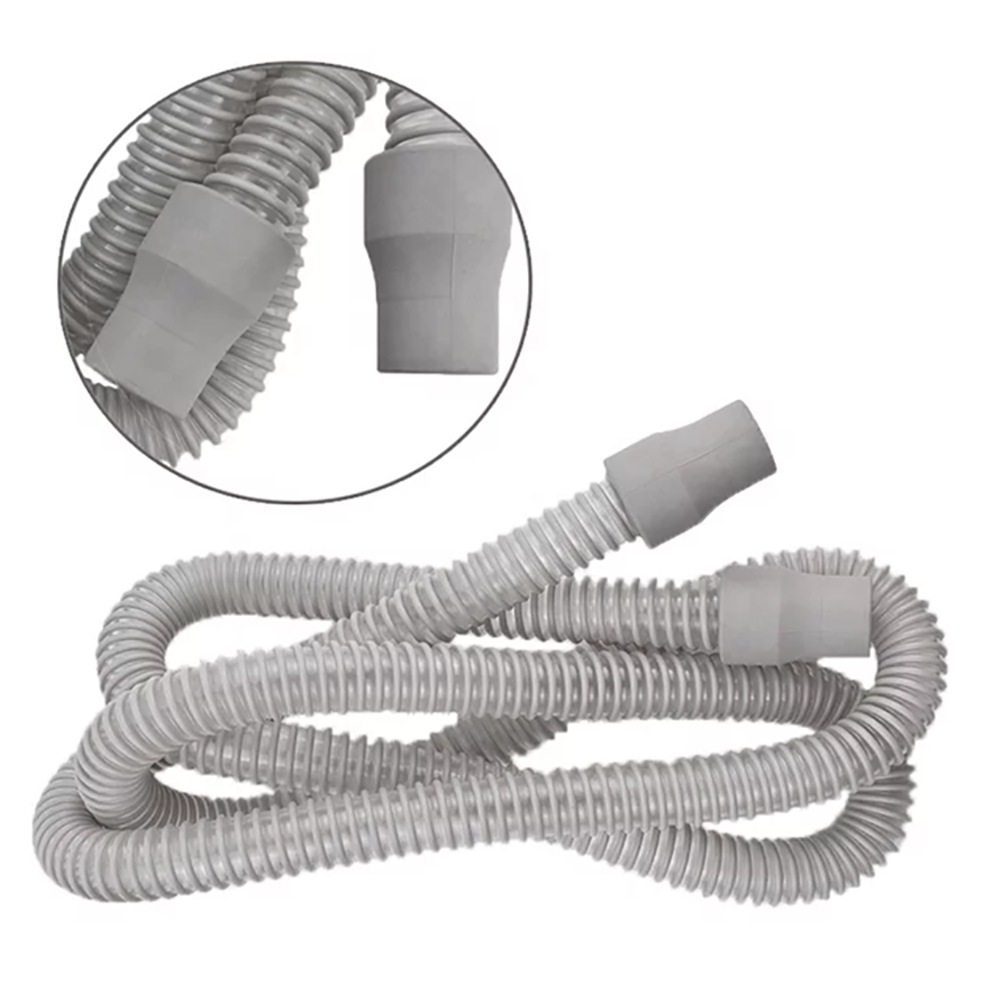 Breathing Mask Flexible Connect  Hose, CPAP Pipe, Apparatus Shrink Tubing for Sleep Apnea Snoring, 180cm Tube