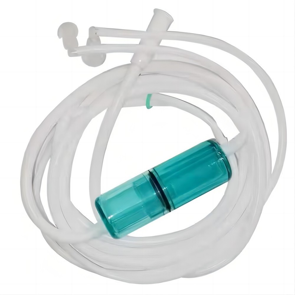 Headset Nasal Type Oxygen Cannula Ear Oxygen Tube O2 H2 Breathing with Water Trap Concentrator Generator Inhaler Accessories