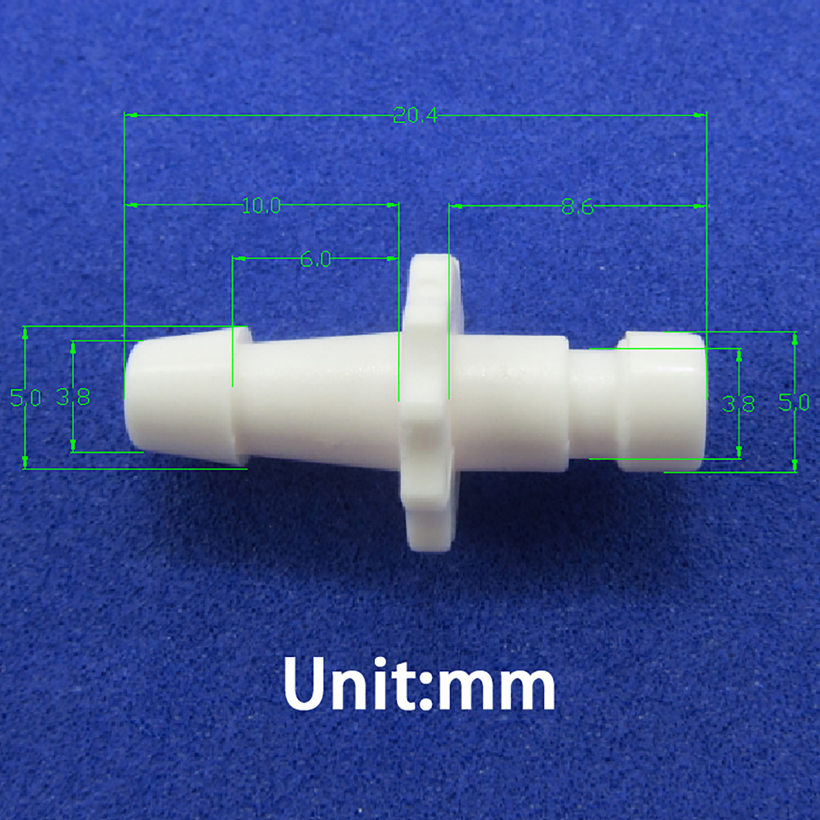 1 Pair Luer taper Universal Metal Airway Connector, NIBP Cuff Connector, Air Hose Tube Adapter