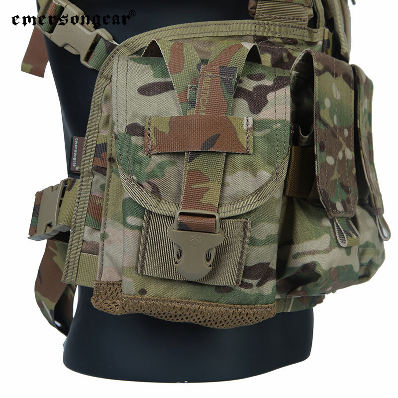 Emersongear Outdoor Oxford Chaleco Tactico Plate Carrier AK Chest Rig with RRV Style