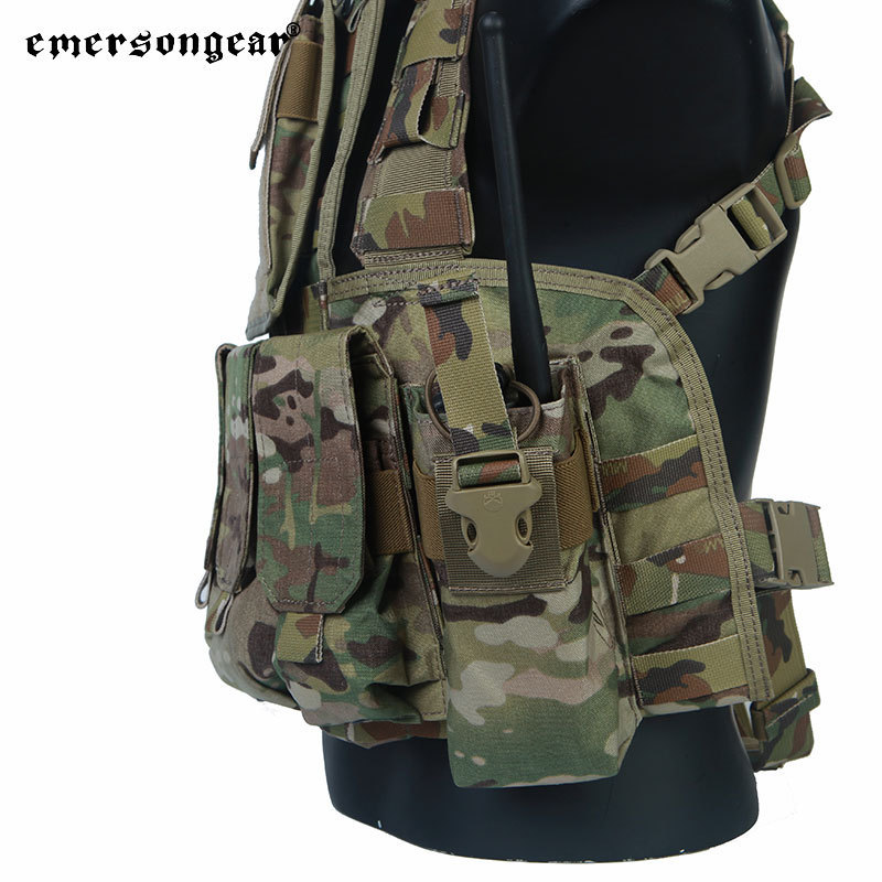 Emersongear Outdoor Oxford Chaleco Tactico Plate Carrier AK Chest Rig with RRV Style